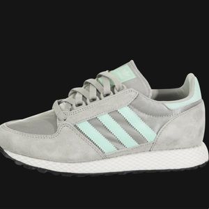Adidas Forest Grove Women's Shoes Gray & Teal